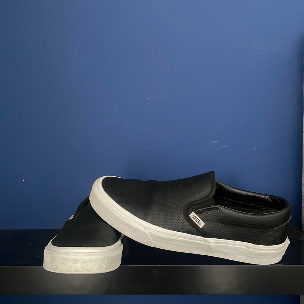 Perforated Leather Vans